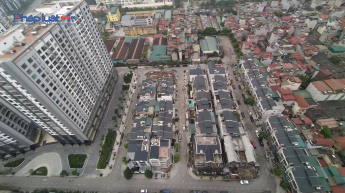 Cận ảnh những công trình xây dựng sai phạm tại Dự án Green Pearl 378 Minh Khai