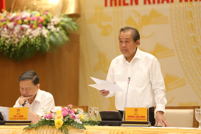 Phó Thủ tướng Trương Hòa Bình chủ trì Hội nghị sơ kết công tác các Ban Chỉ đạo 138 và 389