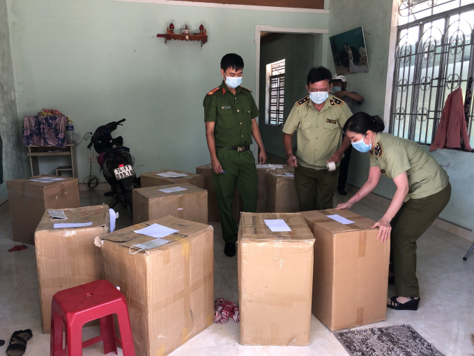 Đà Nẵng: Liên tiếp phát hiện nhiều vụ vận chuyển khẩu trang không rõ nguồn gốc