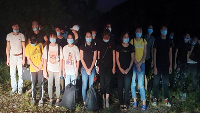 Bắt giữ thêm 29 người nhập cảnh trái phép vùng biên giới Quảng Ninh