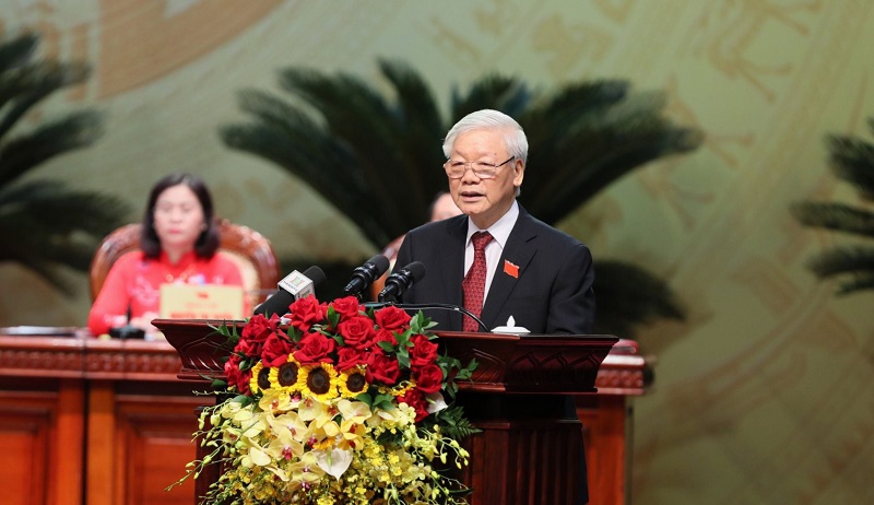 Tổng Bí thư, Chủ tịch nước Nguyễn Phú Trọng: Hà Nội chưa khi nào có được quy mô, vị thế, tầm vóc, cơ hội phát triển như bây giờ