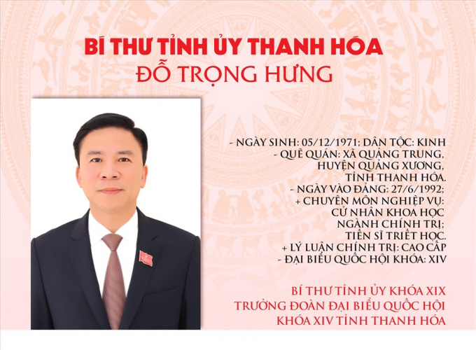 Chân dung Chủ tịch HĐND và Chủ tịch UBND tỉnh Thanh Hóa