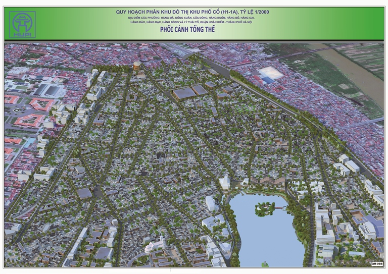 Những điểm đáng chú ý tại Quy hoạch phân khu H1-1A, khu phố cổ Hà Nội