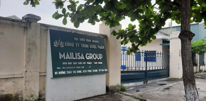 Sở Y tế Thái Bình yêu cầu Công ty TNHH dược phẩm Mailisa Group tạm dừng sản xuất sản phẩm mỹ phẩm