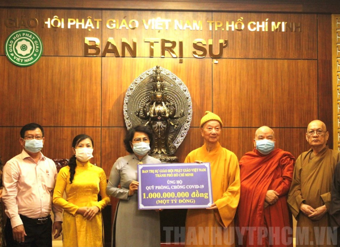 Trung ương Giáo hội Phật Giáo Việt Nam kêu gọi Tăng Ni, Phật tử hướng về TP HCM và các tỉnh có dịch