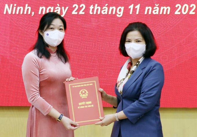 Bà Nguyễn Thị Lệ Tuyết được bổ nhiệm làm Giám đốc Sở Thông tin và Truyền thông tỉnh Bắc Ninh
