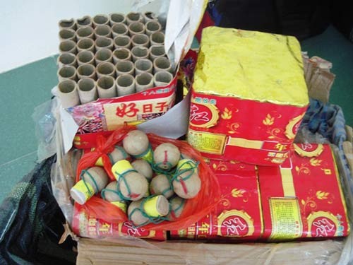 Phú Thọ: Bắt quả tang nam thanh niên mua 12kg pháo nổ về chơi Tết