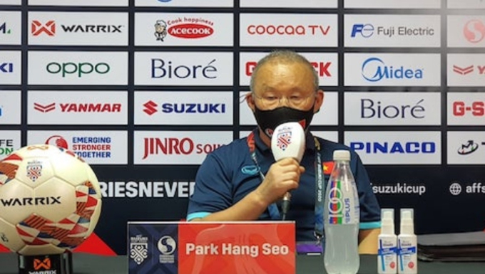 HLV Park Hang Seo nói gì sau khi đội tuyển Việt Nam trở thành cựu vương ở Đông Nam Á