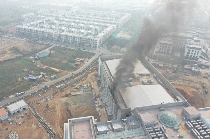 Vinaconex lên tiếng về vụ cháy tại dự án thi công Tòa án nhân dân TP Hà Nội