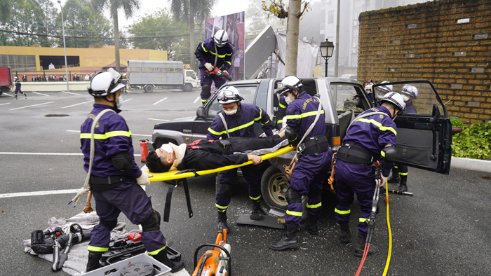 Diễn tập phương án chữa cháy và cứu nạn, cứu hộ cấp thành phố
