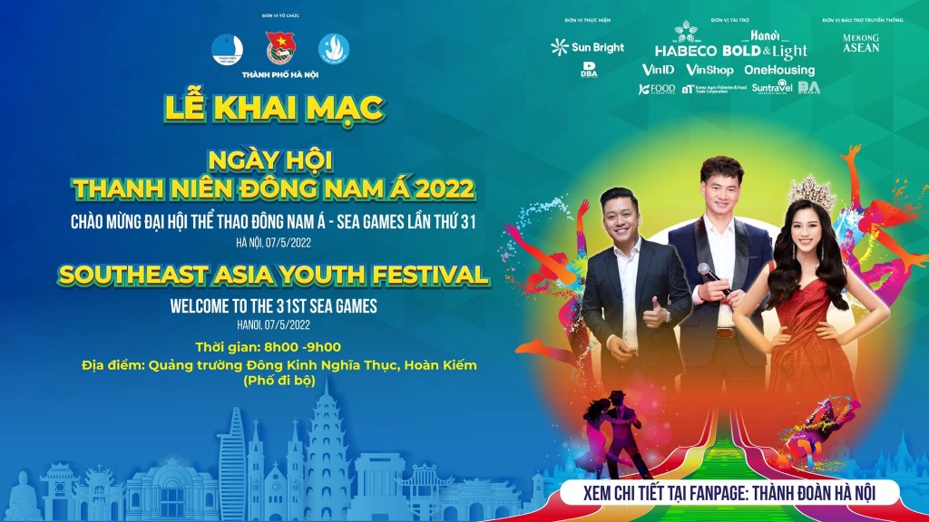 Bùng nổ cảm xúc với Festival Thanh niên Đông Nam Á chào mừng SEA Games 31
