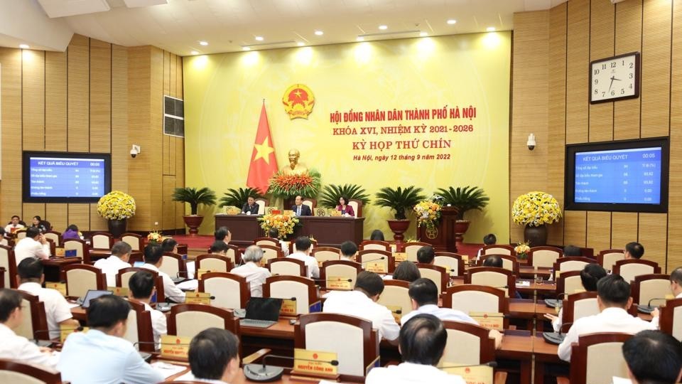 HĐND TP Hà Nội dự kiến ban hành 88 nghị quyết giai đoạn 2022-2026