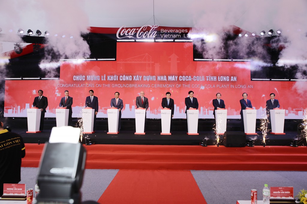 Coca-Cola Việt Nam khởi công xây nhà máy tại Long An