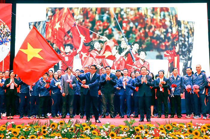 Đoàn Thể thao Hà Nội xuất quân tham dự Đại hội thể thao toàn quốc lần thứ IX