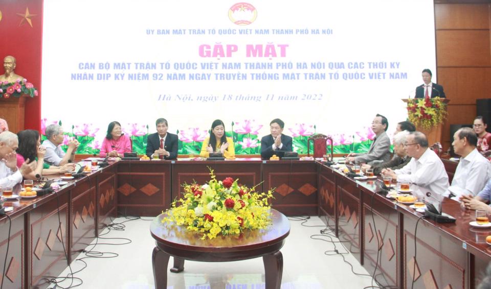 Ủy ban MTTQ Việt Nam TP Hà Nội gặp mặt kỷ niệm ngày truyền thống