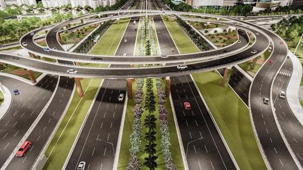 Hà Nội xây nút giao đường vành đai 3,5 - Đại lộ Thăng Long với vốn đầu tư 2.384 tỷ