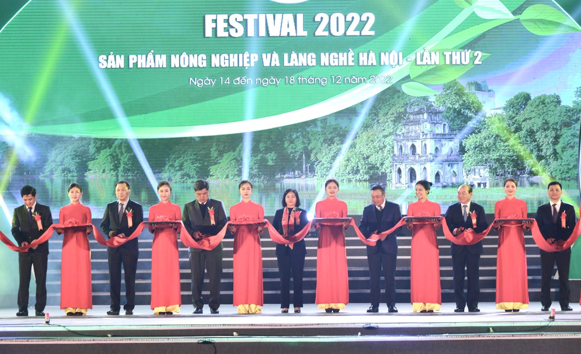 Tưng bừng lễ khai mạc Festival sản phẩm nông nghiệp và làng nghề Hà Nội 2022