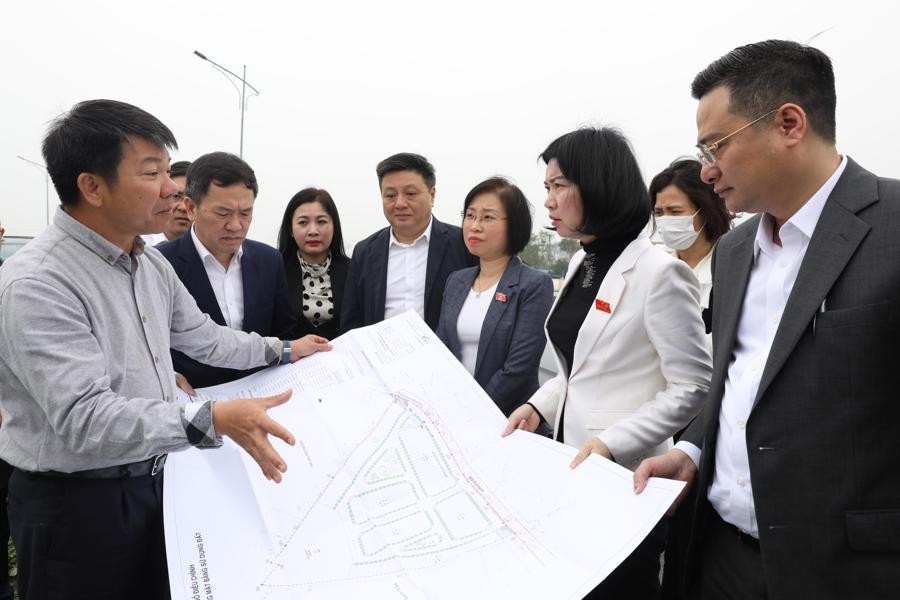 HĐND TP Hà Nội khảo sát thực tiễn tiến độ thực hiện dự án đường Vành đai 4