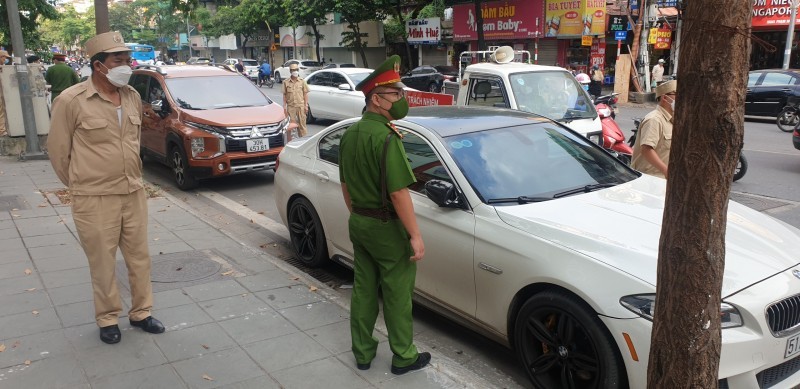 Kiểm tra công vụ việc thực hiện xử lý vi phạm về trật tự đô thị tại Hà Nội