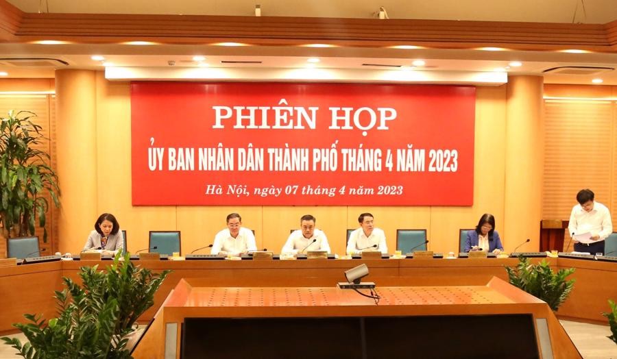 UBND thành phố Hà Nội xem xét một số nội dung quan trọng thuộc thẩm quyền