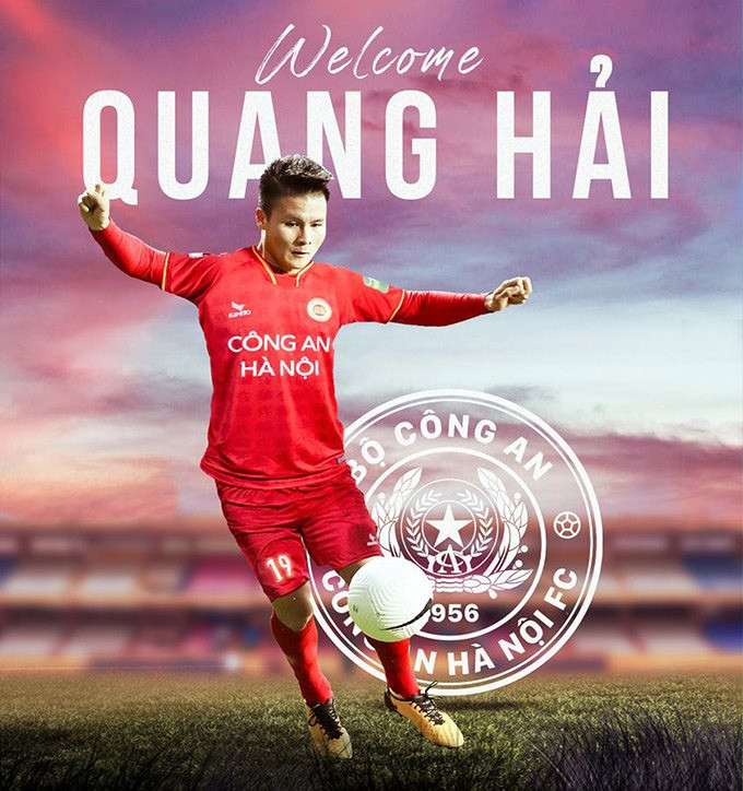 Quang Hải chính thức gia nhập CLB Công an Hà Nội