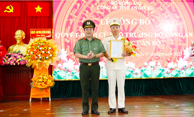 Đại tá Nguyễn Thanh Hà giữ chức Phó Giám đốc Công an tỉnh An Giang